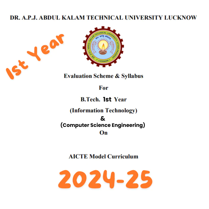 1st Year Syllabus